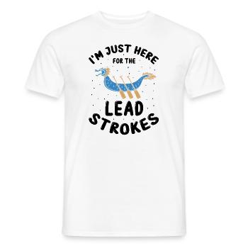 Dragon boating theme for dragon boat paddling - Men's T-Shirt - white - Front - AI Model Male 178 dark (178cm)