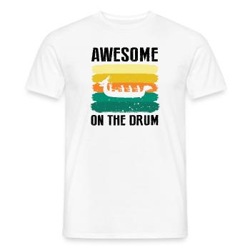 Drachenboot Crew und Drachenbootfahren - Männer T-Shirt - Weiß - Vorne - AI Model Male 178 dark (178cm)