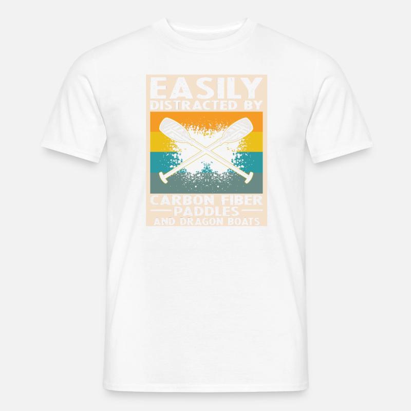 Drachenboot Trainer und Drachenboot - Männer T-Shirt - Weiß