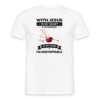 Conception de cornemuse pour Scotland Pride et cornemuse - T-shirt homme - blanc - Devant - AI Model Male 178 dark (178cm)