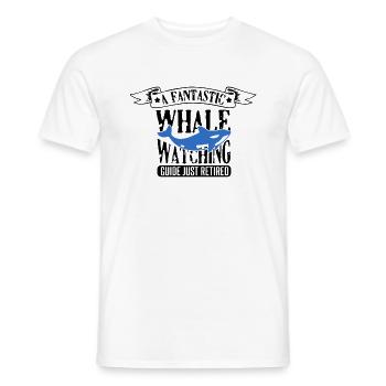 Marine mammals for orca watching and humpback whale - Men's T-Shirt - white - Front - AI Model Male 178 dark (178cm)