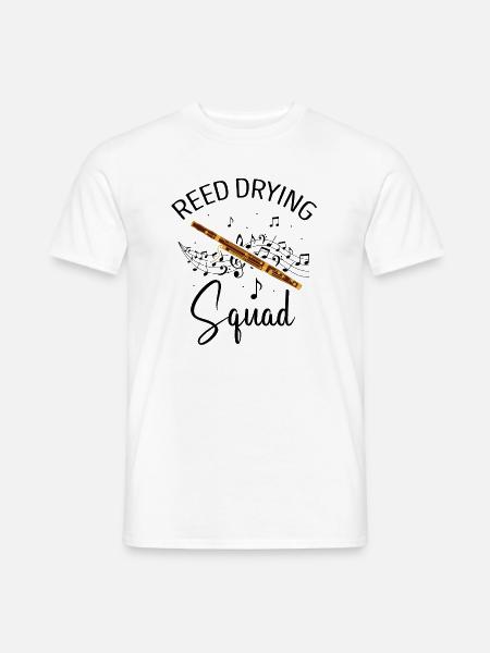 Orchester und Holzblasinstrument - Männer T-Shirt - Weiß