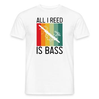 Bassoonist for bassoon orchestra and bassoonist - Men's T-Shirt - white - Front - AI Model Male 178 dark (178cm)