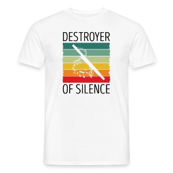 Basson Orchesta design pour bassonistes - T-shirt homme - blanc - Devant - AI Model Male 178 dark (178cm)