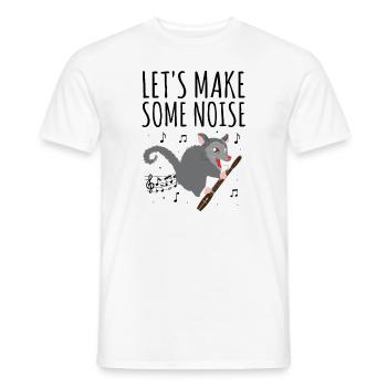 Conception d’instruments à vent bassoniste pour bassoniste - T-shirt homme - blanc - Devant - AI Model Male 178 dark (178cm)