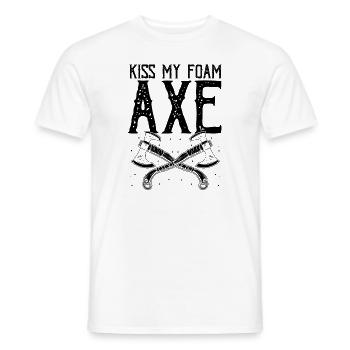 Jeu de rôle en direct pour PNJ et jeu de rôle RPG - T-shirt homme - blanc - Devant - AI Model Male 178 dark (178cm)