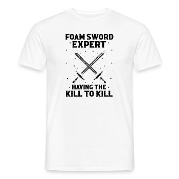 Rollenspiel Zitat für Larper und Larp - Männer T-Shirt - Weiß - Vorne - AI Model Male 178 dark (178cm)