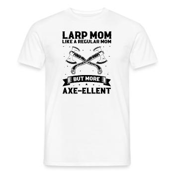 Citation Larper pour les jeux de rôle GN et fantastiques - T-shirt homme - blanc - Devant - AI Model Male 178 dark (178cm)