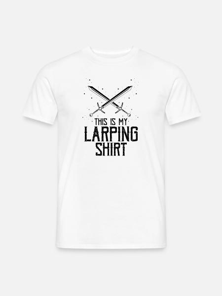 Gioco di ruolo live-action per gioco di ruolo NPC e RPG - T-shirt uomo - bianco
