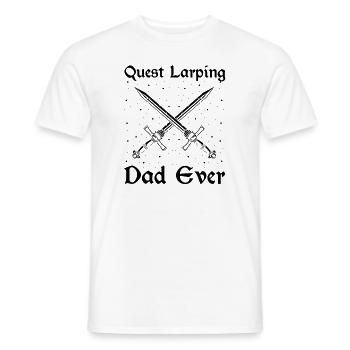 Citation de jeu de rôle pour Larper et Larp - T-shirt homme - blanc - Devant - AI Model Male 178 dark (178cm)