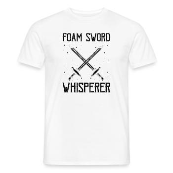 Jeu de rôle en direct pour PNJ et jeu de rôle RPG - T-shirt homme - blanc - Devant - AI Model Male 178 dark (178cm)
