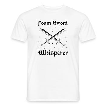 Citation de jeu de rôle pour Larper et Larp - T-shirt homme - blanc - Devant - AI Model Male 178 dark (178cm)