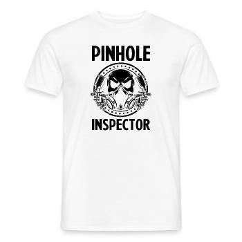 Dicton de carrossier pour les peintres automobiles - T-shirt homme - blanc - Devant - AI Model Male 178 dark (178cm)