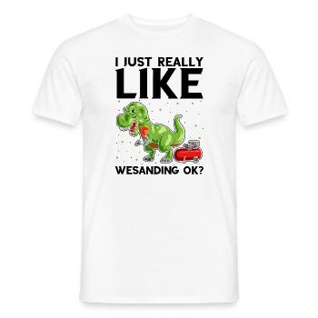 Kfz-Lackierer Angebot für Autolackierer - Männer T-Shirt - Weiß - Vorne - AI Model Male 178 dark (178cm)