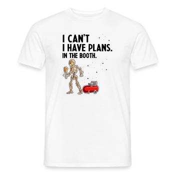 Peintre automobile pour carrossiers - T-shirt homme - blanc - Devant - AI Model Male 178 dark (178cm)