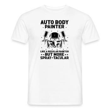 Car Painter for Car Painter for Car Detailer - Men's T-Shirt - white - Front - AI Model Male 178 dark (178cm)