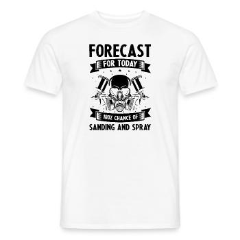 Car Painter Offer for Car Painters - Men's T-Shirt - white - Front - AI Model Male 178 dark (178cm)