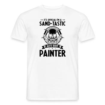 Autolackierer Angebot für Autolackierer - Männer T-Shirt - Weiß - Vorne - AI Model Male 178 dark (178cm)