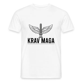 Kick-Box training kämpfer fitnessraum Krav maga - Männer T-Shirt - Weiß - Vorne - AI Model Male 178 dark (178cm)