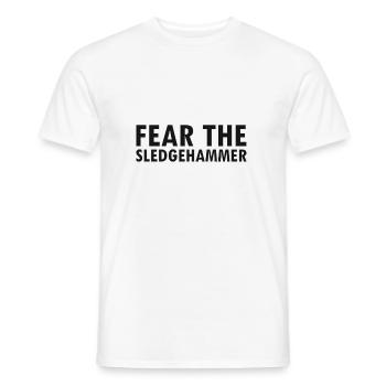 Démolition et rénovation de maisons - T-shirt homme - blanc - Devant - AI Model Male 178 dark (178cm)