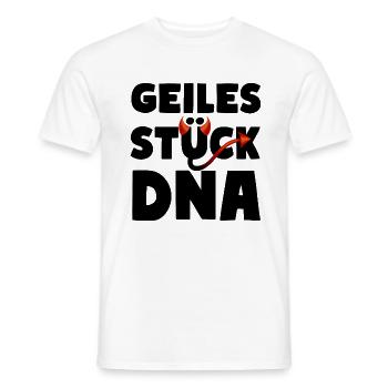 Geiles Stück DNA Teuflisch Sexy Fun - Männer T-Shirt - Weiß - Vorne - AI Model Male 178 dark (178cm)