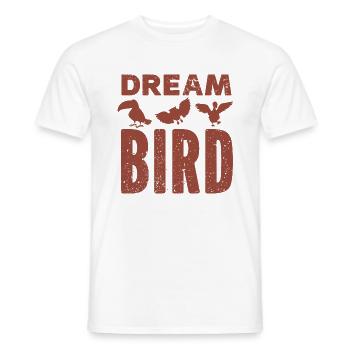 Vogel - Fliegen - Naturschutz Tierfreund - Zoo - Männer T-Shirt - Weiß - Vorne - AI Model Male 178 dark (178cm)