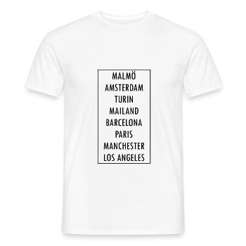ZLATAN´s Career - Männer T-Shirt - Weiß - Vorne - AI Model Male 178 dark (178cm)