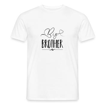 Big brother gift - Men's T-Shirt - white - Front - AI Model Male 178 dark (178cm)
