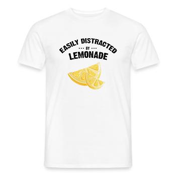 Lemon Design Lemonades Stand Boss Vente de citron - T-shirt homme - blanc - Devant - AI Model Male 178 dark (178cm)
