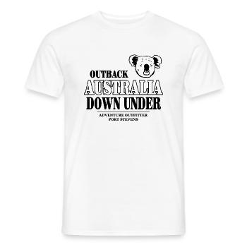 Koala - Australia - Australien - Men's T-Shirt - white - Front - AI Model Male 178 dark (178cm)