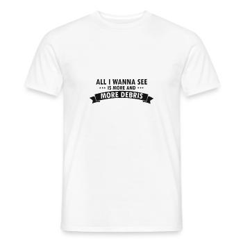 Conception de démolition de maisons et rénovation de maisons - T-shirt homme - blanc - Devant - AI Model Male 178 dark (178cm)