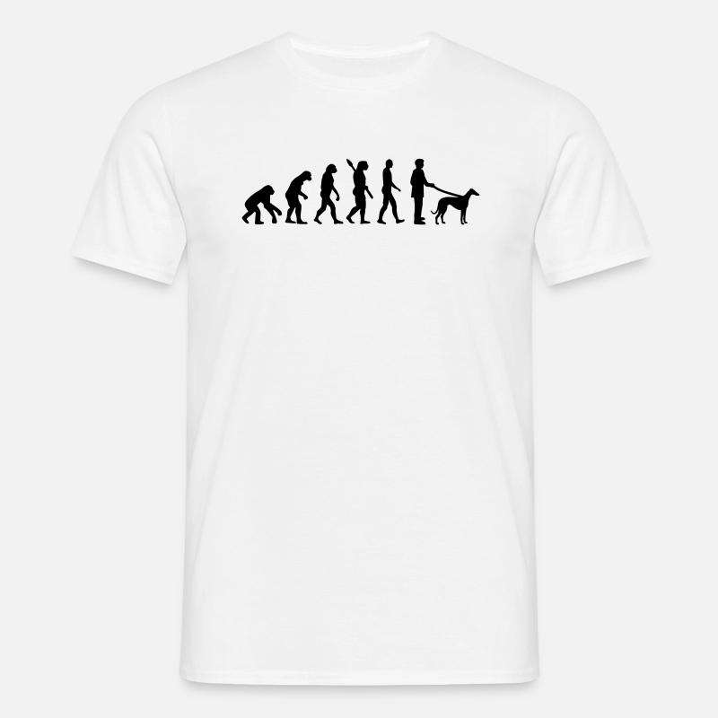 Evolution Greyhound - Men's T-Shirt - white