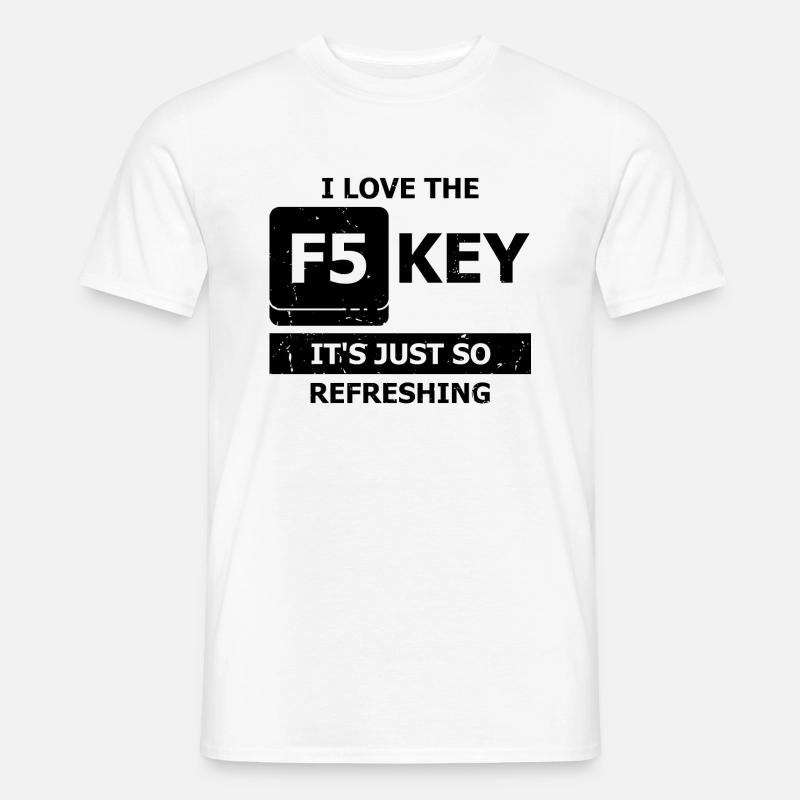 Cyber Security Design for IT Security and Hackers - Men’s T-shirt - white