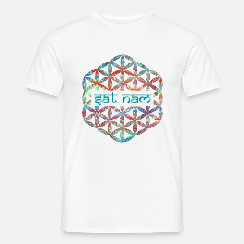 mantra dat nam e 72 - Männer T-Shirt - Weiß