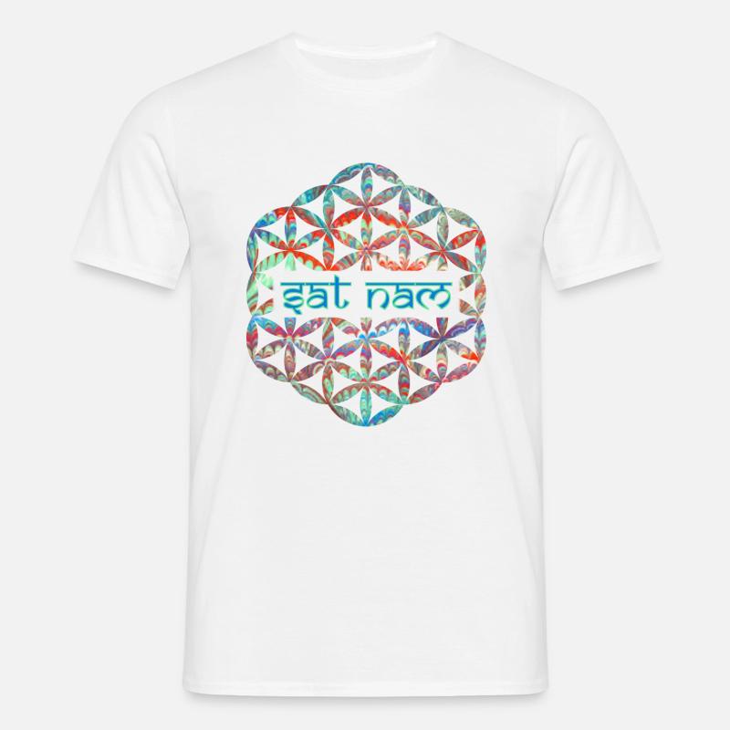 mantra dat nam e 72 - Men's T-Shirt - white