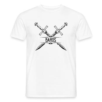 Citation Larper pour les jeux de rôle GN et fantastiques - T-shirt homme - blanc - Devant - AI Model Male 178 dark (178cm)