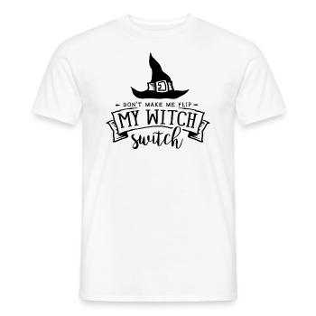 Hexen Grafik Halloween Geschenk -Lustiger Spruch - Männer T-Shirt - Weiß - Vorne - AI Model Male 178 dark (178cm)