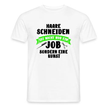 Aus dem Weg ich bin Friseur - Männer T-Shirt - Weiß - Vorne - AI Model Male 178 dark (178cm)