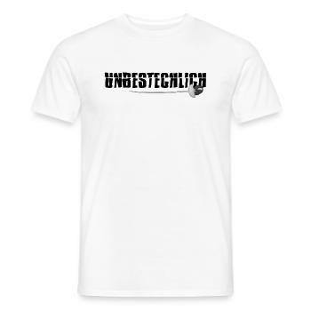 fechter unbestechlich fechter florett - Männer T-Shirt - Weiß - Vorne - AI Model Male 178 dark (178cm)