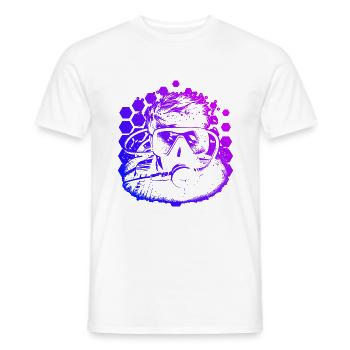 Taucher Tauchen Plongée Plongeur Plongée Libre - T-shirt homme - blanc - Devant - AI Model Male 178 dark (178cm)