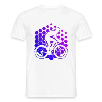 Vélo de route Vélo de route femme Vélo de route Vélo de route - T-shirt homme - blanc - Devant - AI Model Male 178 dark (178cm)