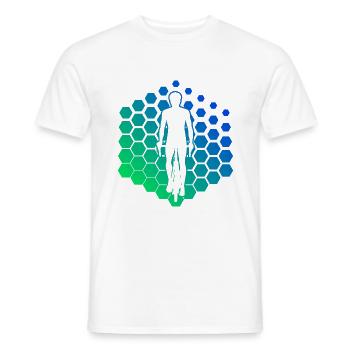 Cyclisme VTT Cyclistes Cyclisme - T-shirt homme - blanc - Devant - AI Model Male 178 dark (178cm)