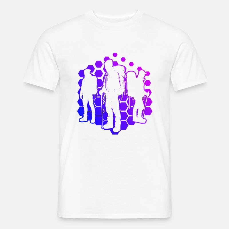 Bouldering Bouldern Klettern Climbing Kletterer - Männer T-Shirt - Weiß