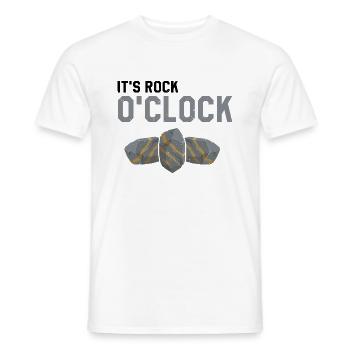 Collecteurs minéraux et ventilateur de minéraux de minerais - T-shirt homme - blanc - Devant - AI Model Male 178 dark (178cm)
