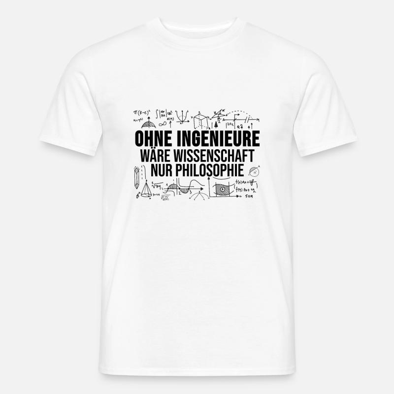 Engineer TShirt technician engineering gift - Men's T-Shirt - white