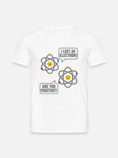 Physik TShirt Physiker Forschung Mathe Geschenk - Männer T-Shirt - Weiß