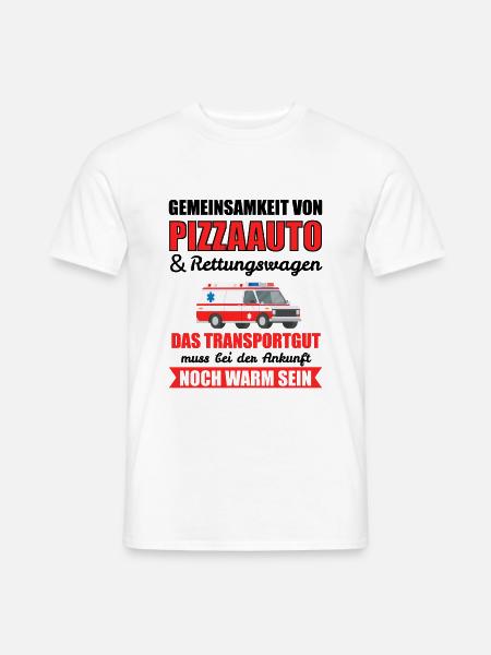 Notfallsanitäter Rettungswagen Sanitäter Geschenk - Männer T-Shirt - Weiß