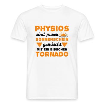 Physiotherapie Physiotherapeuten Physios Geschenk - Männer T-Shirt - Weiß - Vorne - AI Model Male 178 dark (178cm)