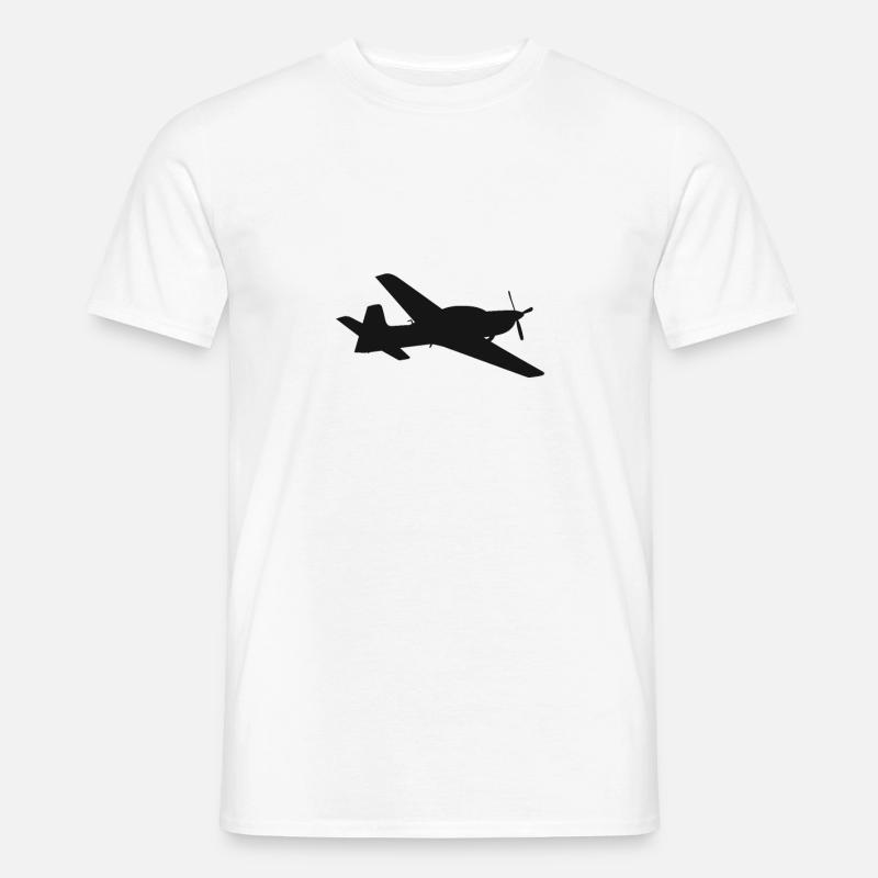 Flugzeug Pilot Luftfahrt Flugzeuge Flieger Piloten - Männer T-Shirt - Weiß