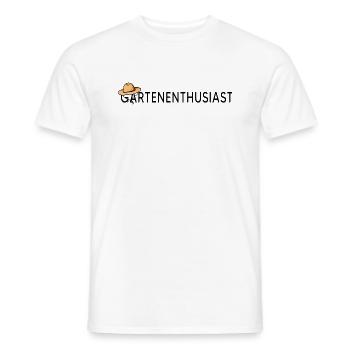 garten kleingarten gärtner erntezeit gartenarbeit - Männer T-Shirt - Weiß - Vorne - AI Model Male 178 dark (178cm)